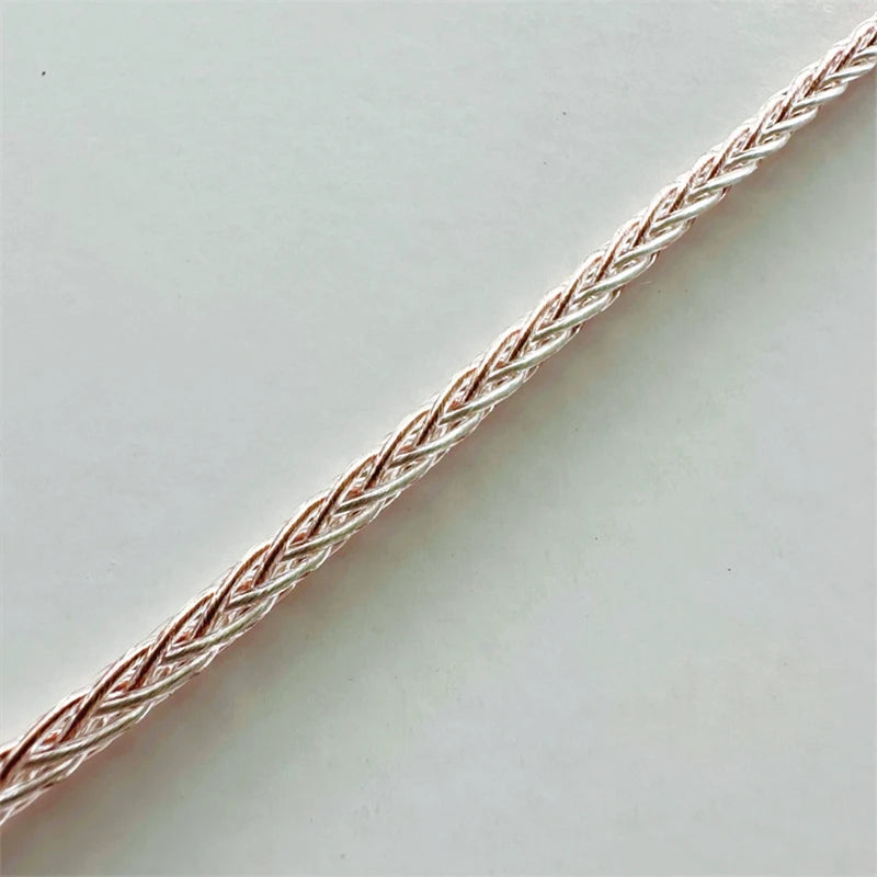 8-Strand 200-Core DIY Braided Headphone Cable Wires For HIFI Audiophiles
