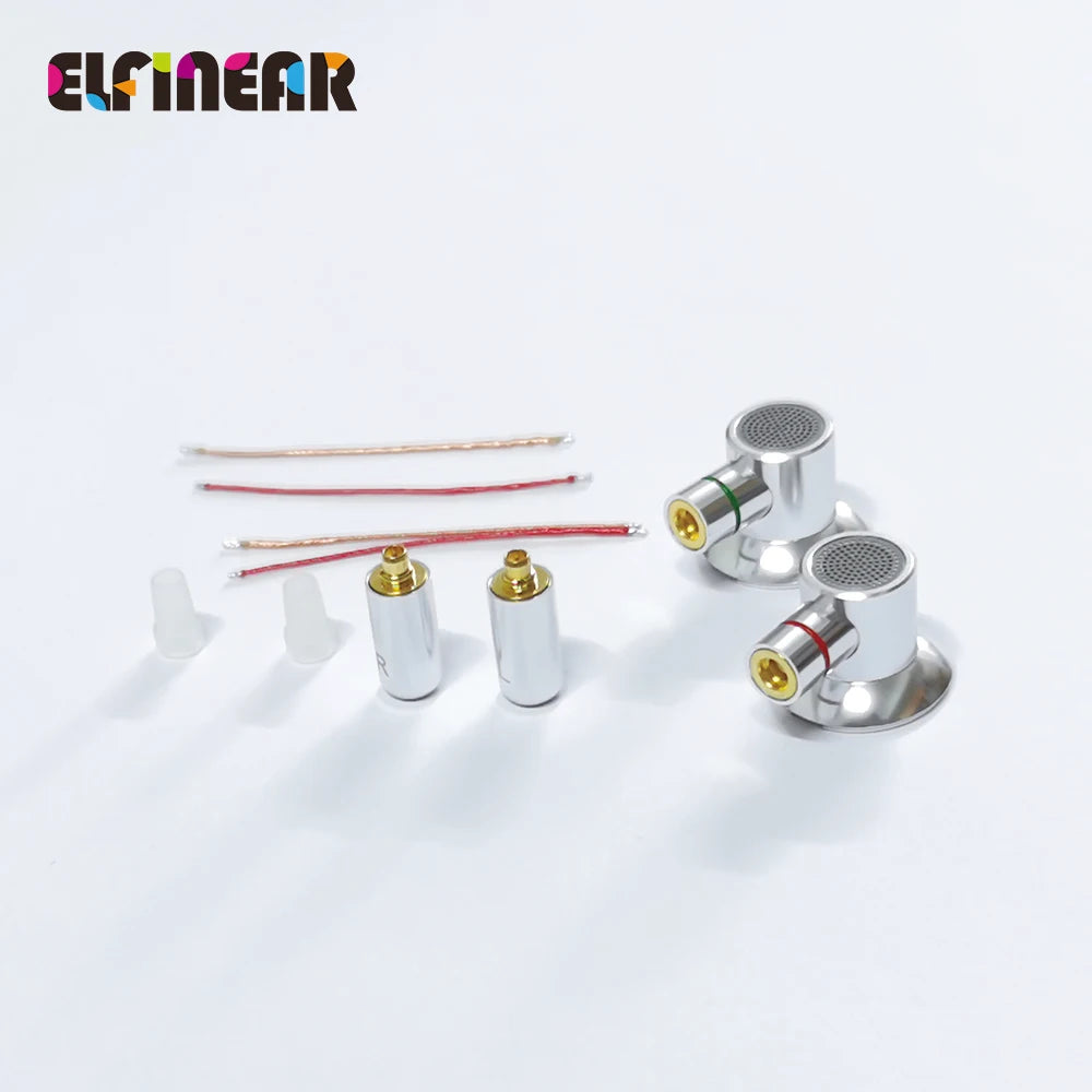 ELFINEAR Professional 14.8MM MMCX Headphone Speaker Driver Shells with Housing Cases (Includes MMCX Male Connectors)