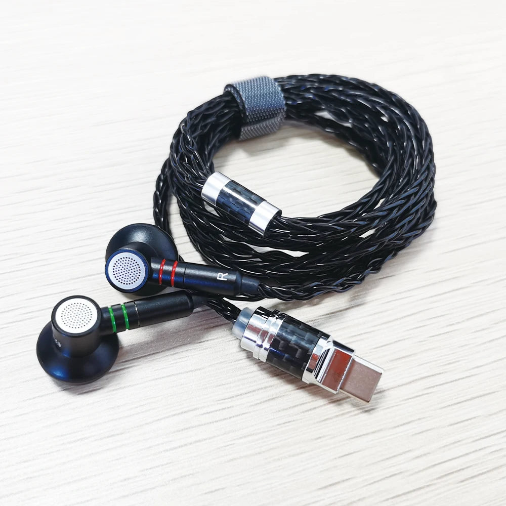 ELFINEAR USB-C to MMCX Cable with DAC AMP - High-Quality Audio for Audiophiles and Musicians