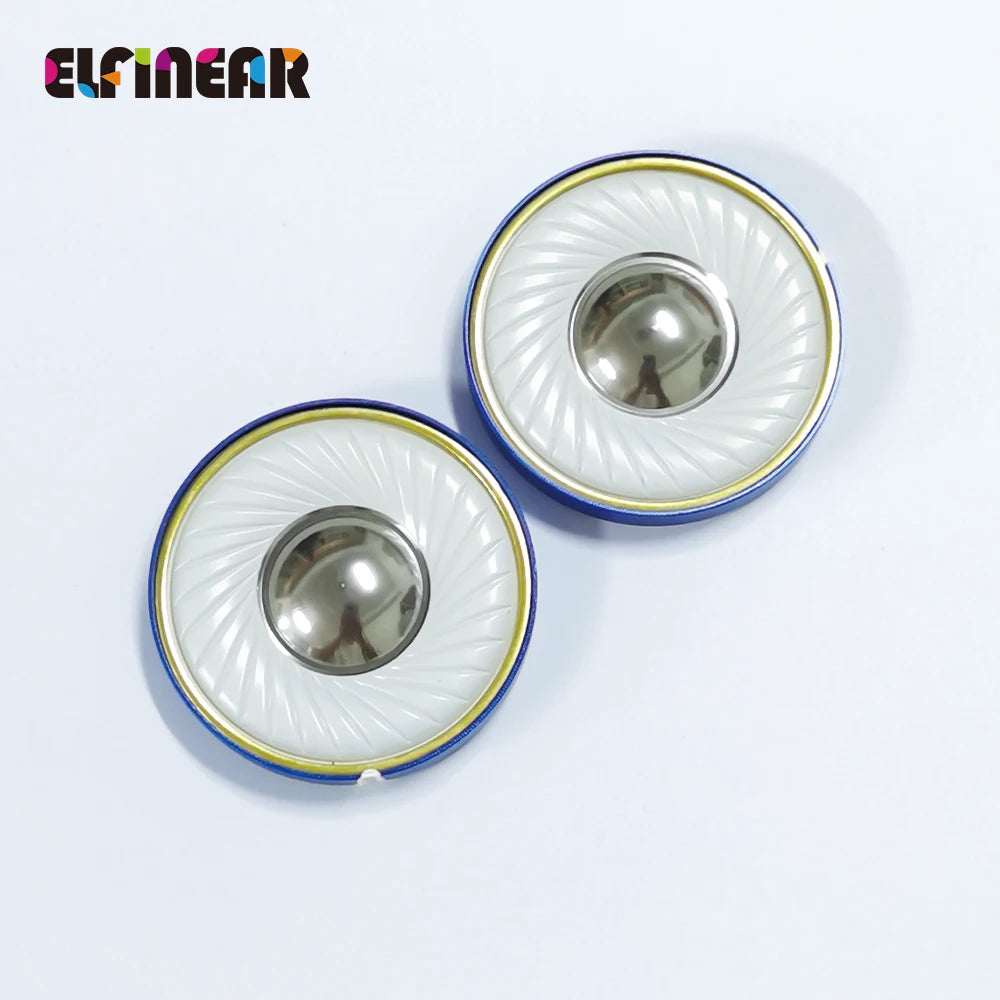 ELFINEAR 50MM 500ohm/300ohm/64ohm/32ohm FLAGSHIP DIY Headphone Speaker Drivers 1Pair(2Pcs) For Audiophiles Musicans