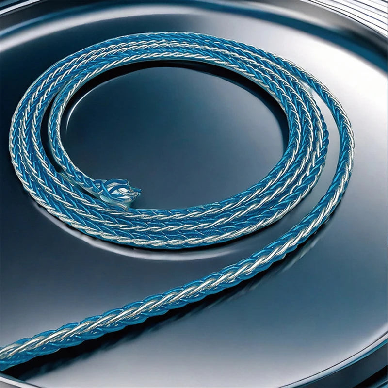 8-Strand 200-Core DIY Braided Headphone Cable Wires For HIFI Audiophiles
