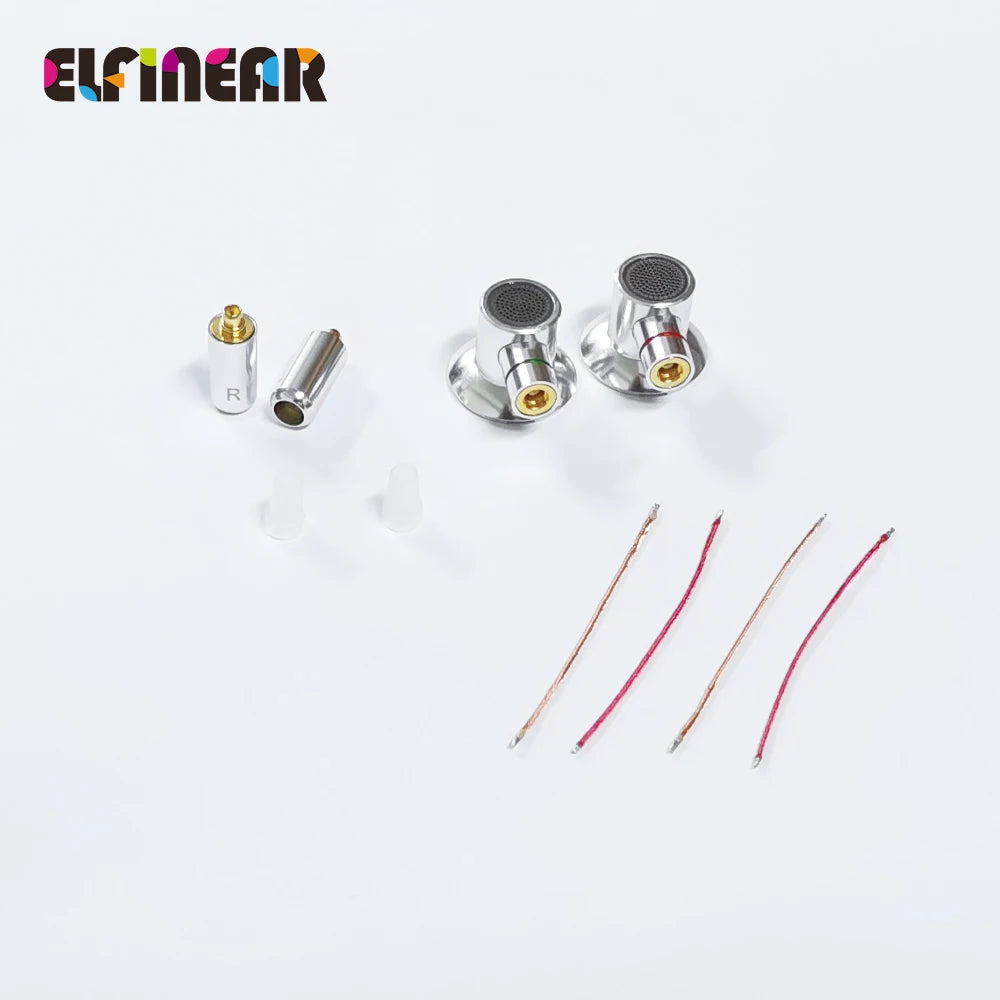 ELFINEAR Professional 14.8MM MMCX Headphone Speaker Driver Shells with Housing Cases (Includes MMCX Male Connectors)