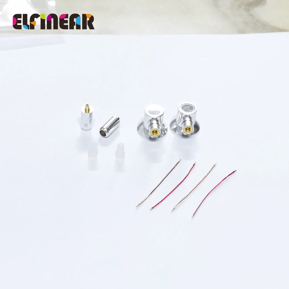 ELFINEAR Professional 14.8MM MMCX Headphone Speaker Driver Shells with Housing Cases (Includes MMCX Male Connectors)