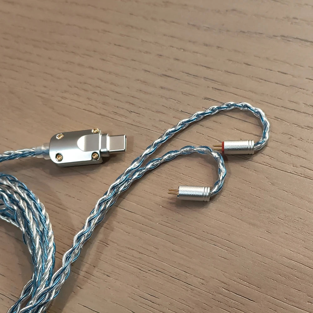ELFINEAR DAC AMP Amplifier Adaptor Dongle Cable TYPE C to MMCX,0.78 2pin,0.78 2Pin Long,A2DC,QDC,AFZ,IM Series Connectors