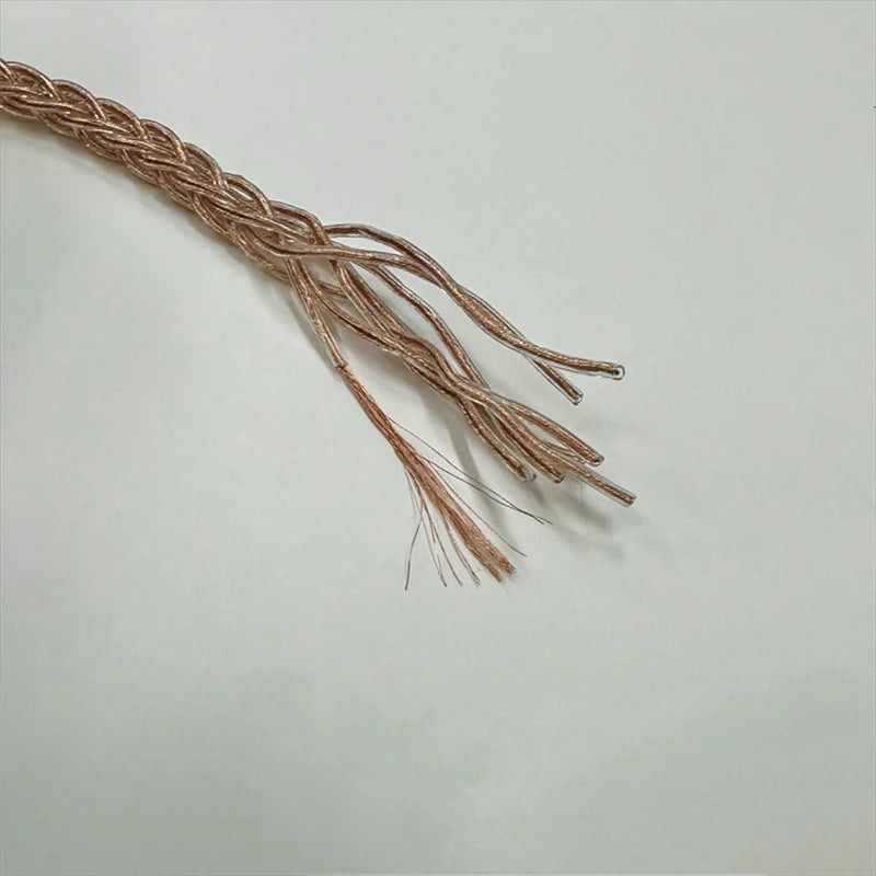 8-Strand 200-Core DIY Braided Headphone Cable Wires For HIFI Audiophiles