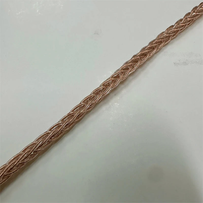 8-Strand 200-Core DIY Braided Headphone Cable Wires For HIFI Audiophiles