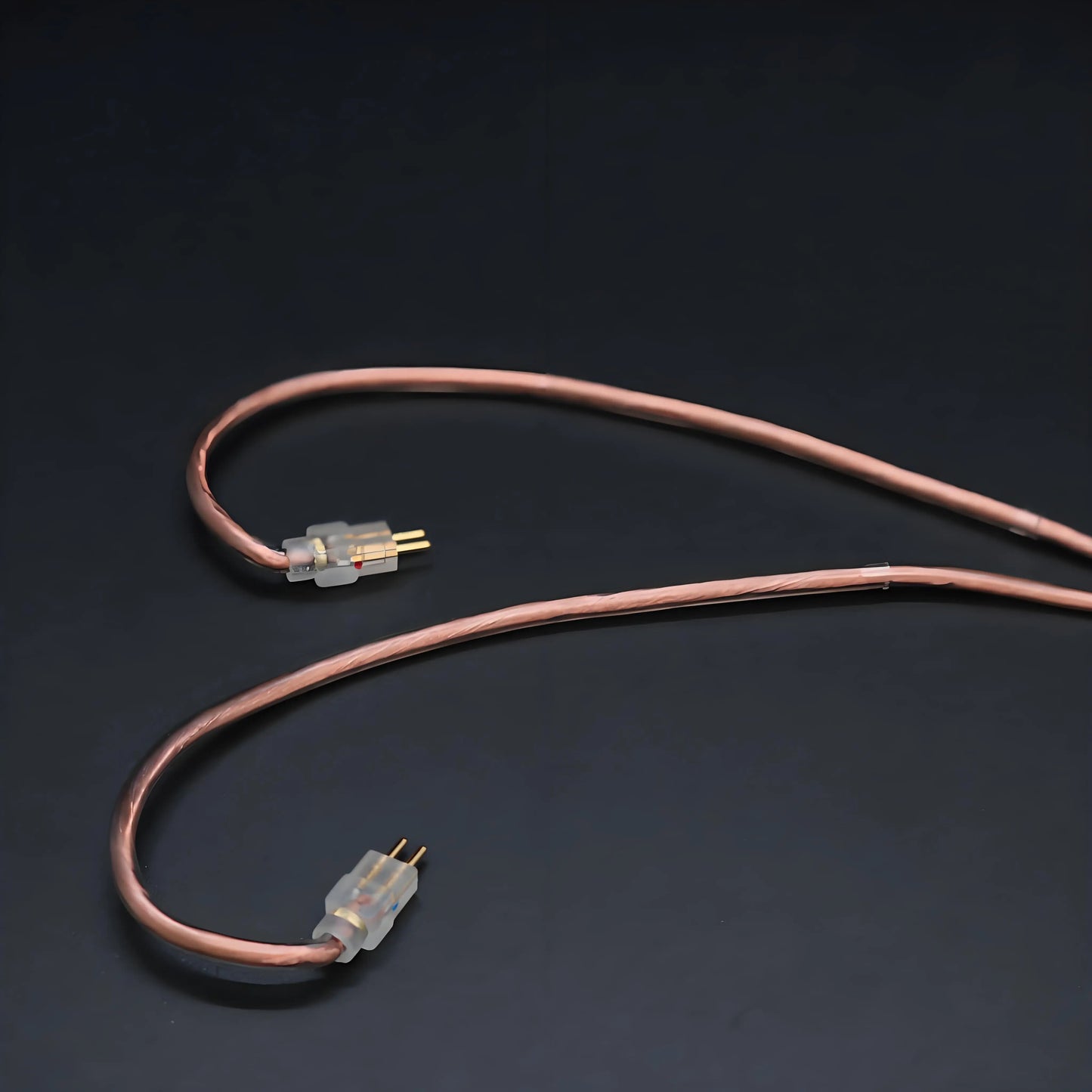 Cable coaxial de cobre monocristalino para auriculares con blindaje - Cable de audio Hi-Fi para audiófilos (MMCX IE80 IE90)