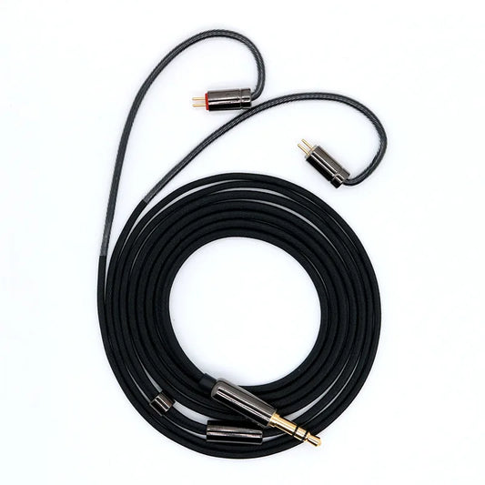 Lightweight and Easy-to-plug Two-core Silver-plated Single Crystal Copper Audio Cable for TFZ, MMCX, and 0.78 Connectors