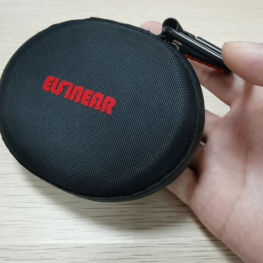 Estuche ELFINEAR para auriculares con cremallera: calidad superior y detalles excepcionales para auriculares, auriculares inalámbricos y cables USB.