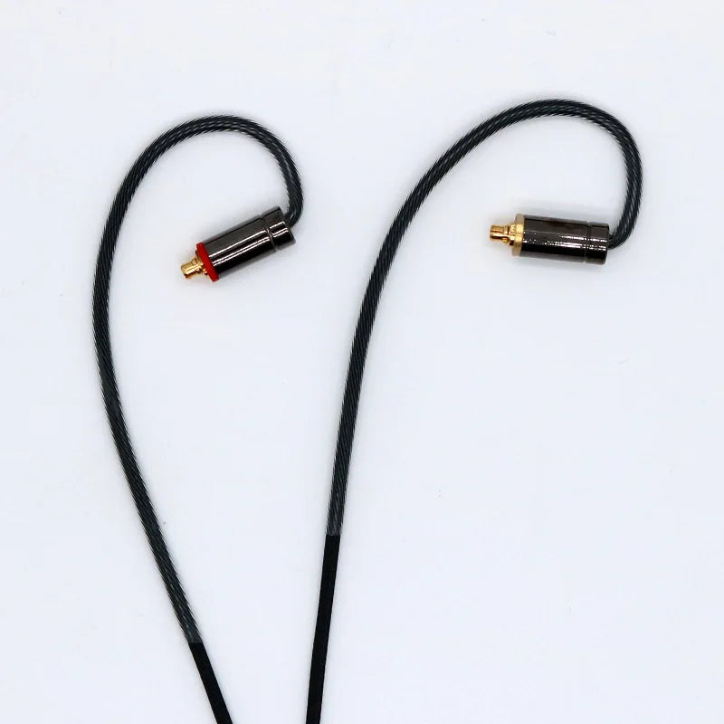 Lightweight and Easy-to-plug Two-core Silver-plated Single Crystal Copper Audio Cable for TFZ, MMCX, and 0.78 Connectors
