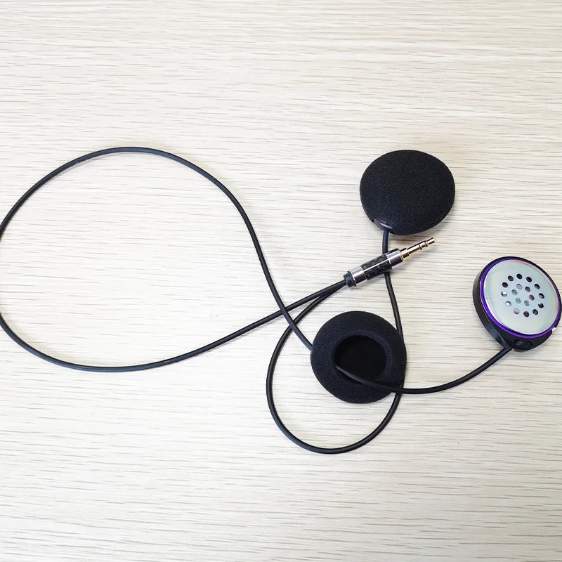ELFINEAR Stereo Helmet Speakers Headphones for Cardo,Sena,Lexin,Vimoto Work with Most Helmet Communicators