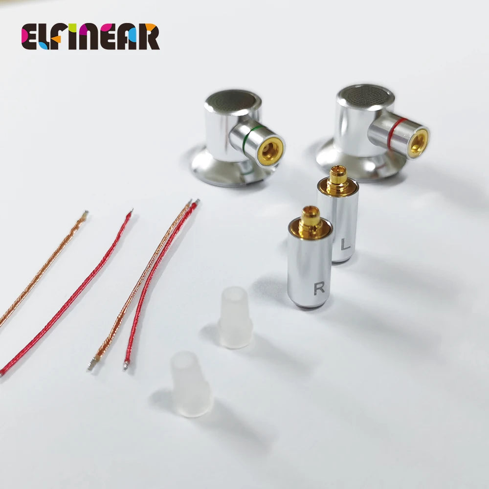 ELFINEAR Professional 14.8MM MMCX Headphone Speaker Driver Shells with Housing Cases (Includes MMCX Male Connectors)