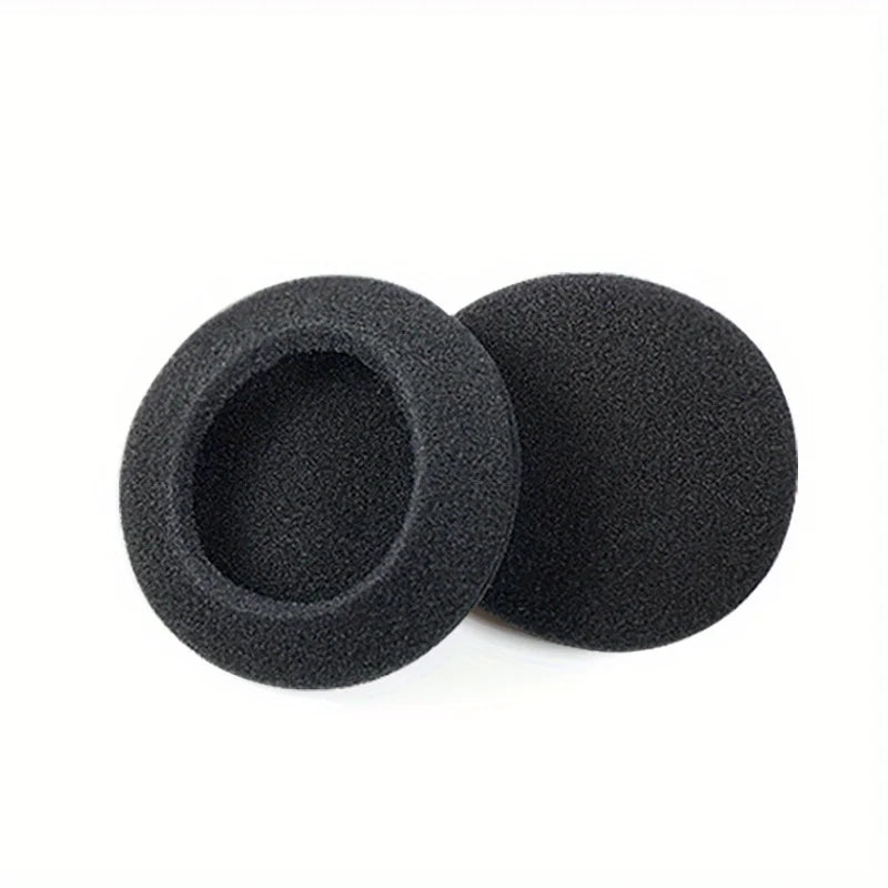1 Pair Round Sponge Earpads for Headphones in Sizes 30/35/40/45/50/55/60/65MM Earpads & Headphone Covers