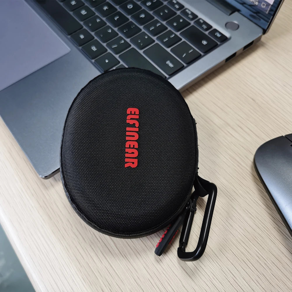 Estuche ELFINEAR para auriculares con cremallera: calidad superior y detalles excepcionales para auriculares, auriculares inalámbricos y cables USB.