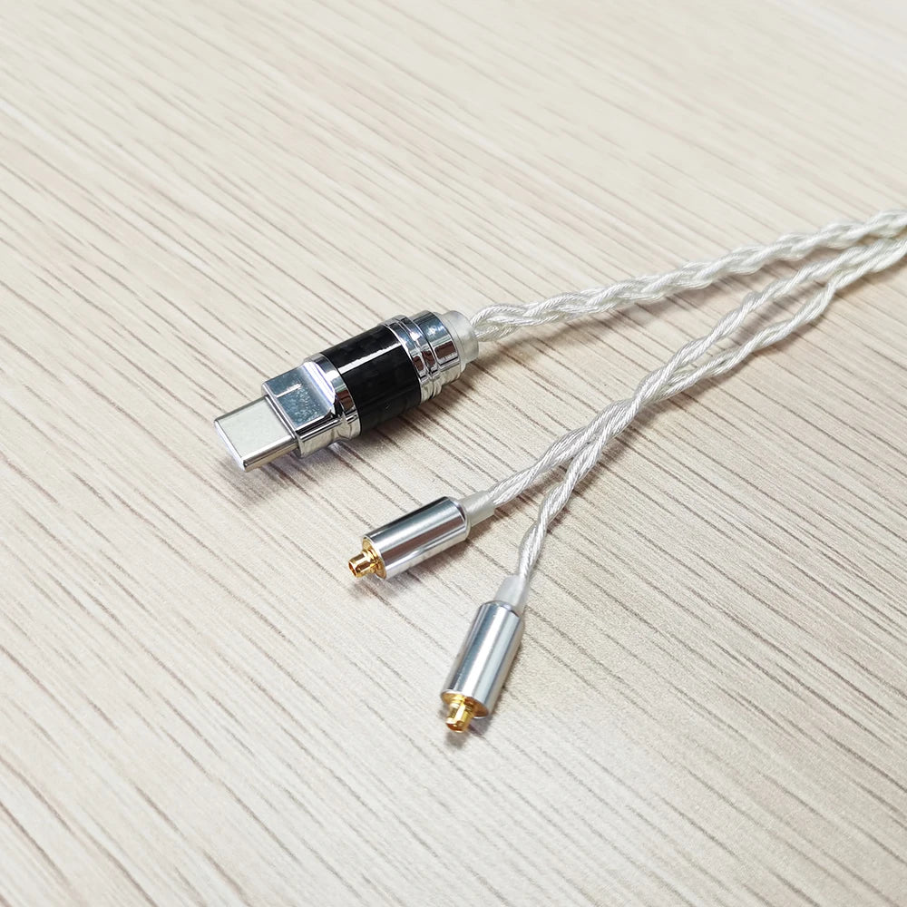 ELFINEAR USB-C to MMCX Cable with DAC AMP - High-Quality Audio for Audiophiles and Musicians