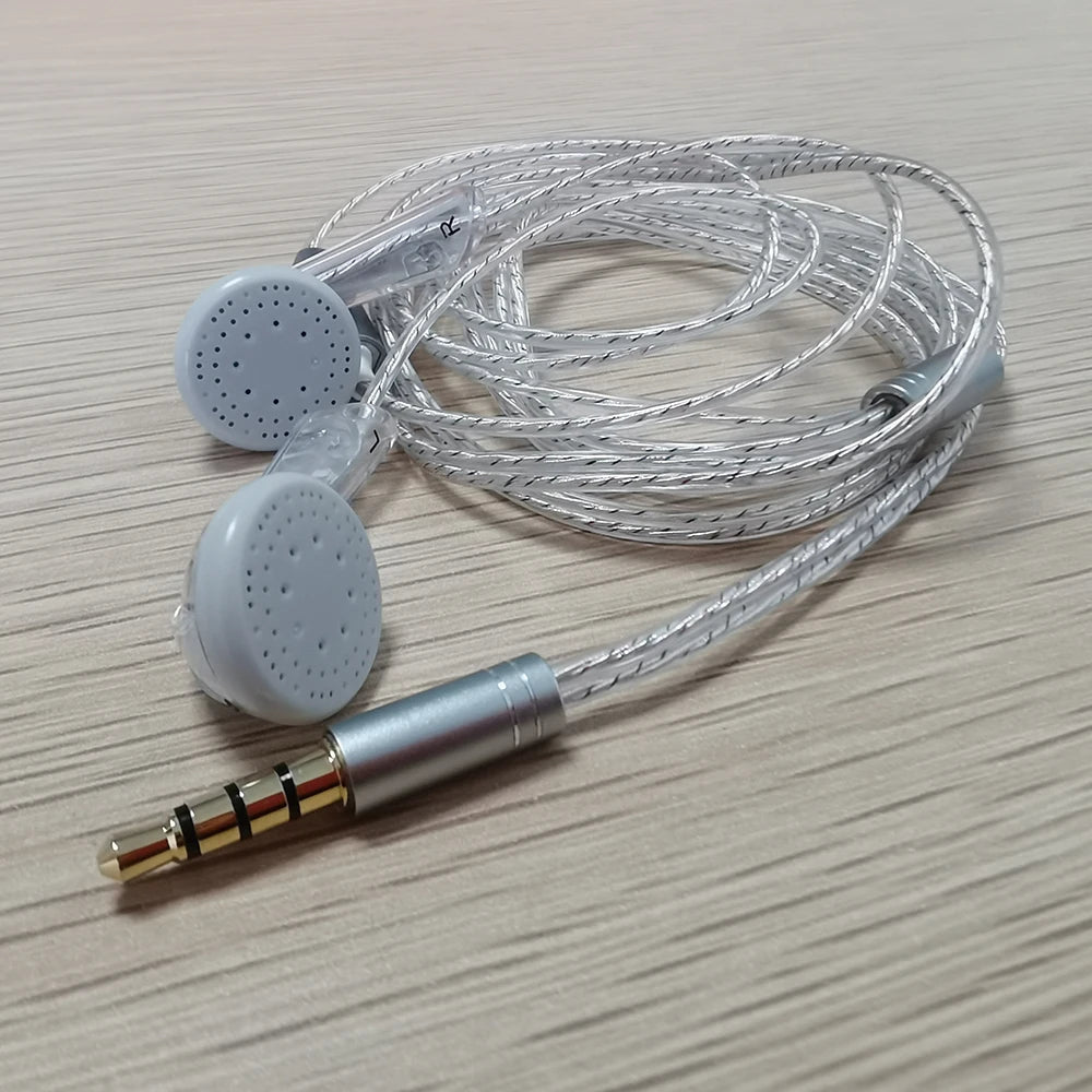 ELFINEAR Nostalgic Wired Headphones - Silver Plated with Microphone for Crisp Vocals