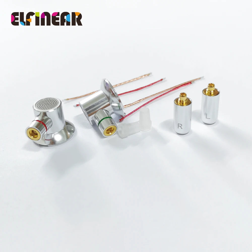 ELFINEAR Professional 14.8MM MMCX Headphone Speaker Driver Shells with Housing Cases (Includes MMCX Male Connectors)