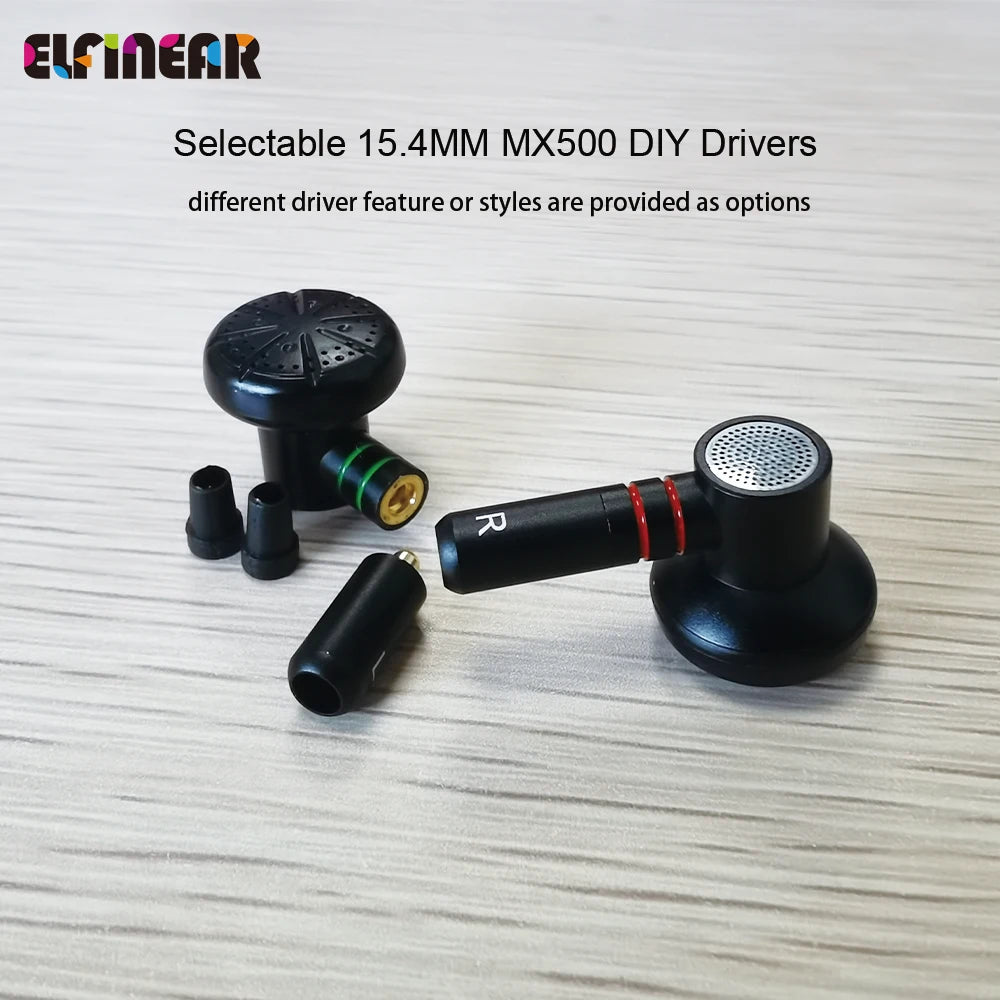 ELFINEAR 15.4MM MMCX Headphone Housing Cases Shells Speaker Drivers Accessories