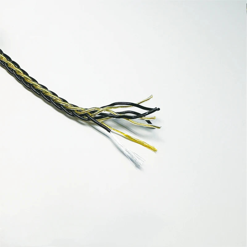 8-Strand 200-Core DIY Braided Headphone Cable Wires For HIFI Audiophiles