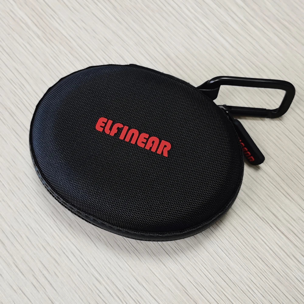 Estuche ELFINEAR para auriculares con cremallera: calidad superior y detalles excepcionales para auriculares, auriculares inalámbricos y cables USB.