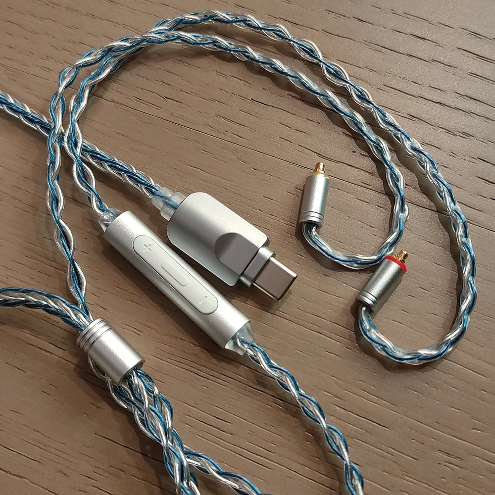 ELFINEAR DAC AMP Amplifier Adaptor Dongle Cable TYPE C to MMCX,0.78 2pin,0.78 2Pin Long,A2DC,QDC,AFZ,IM Series Connectors