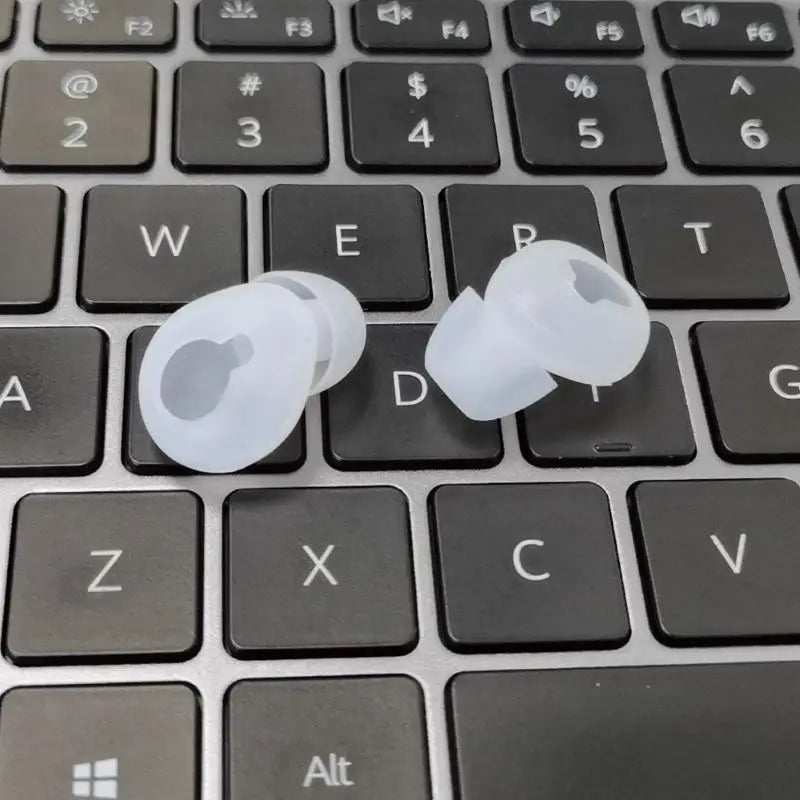 Silicone earbud tips specifically designed for flat-head earphones Apple Earbuds
