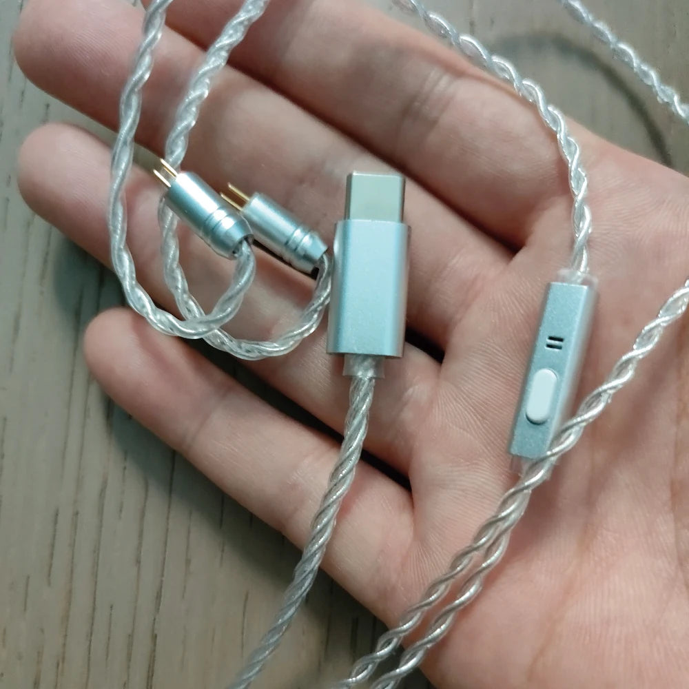 ELFINEAR USB-C CX31993 DAC AMP Cable Dongle Headphone DAC Sound amplifier TYPE C To MMCX TYPE C To 2Pin 0.78Pin