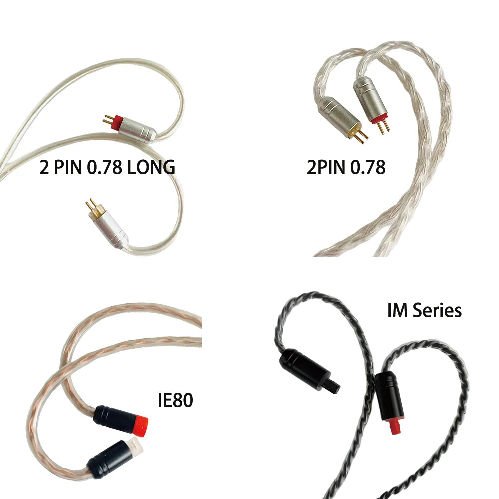 ELFINEAR DAC AMP Amplifier Adaptor Dongle Cable TYPE C to MMCX,0.78 2pin,0.78 2Pin Long,A2DC,QDC,AFZ,IM Series Connectors