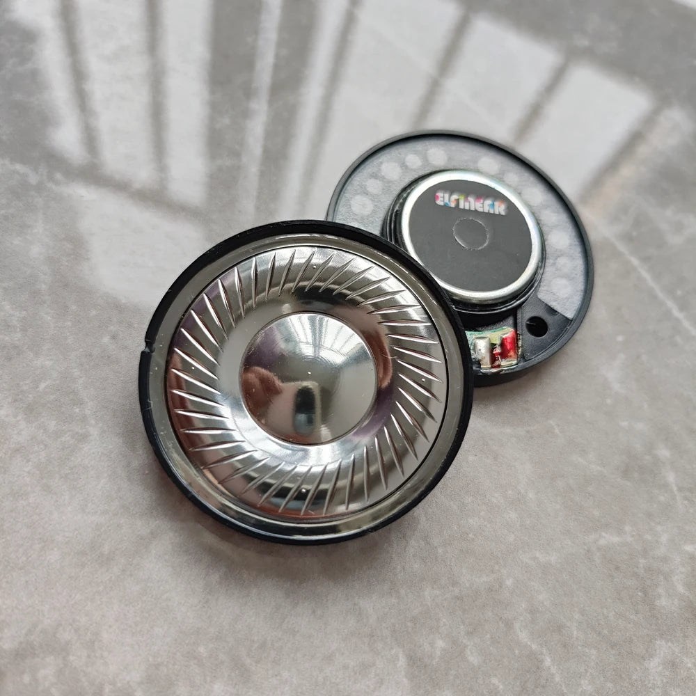 ELFINEAR Professional Titinium 40mm Headphone Speaker Units Ideal for Audio Enthusiasts and Professionals