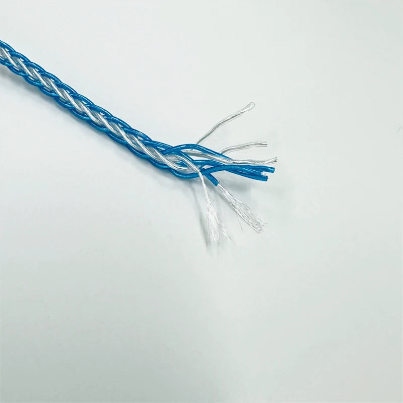 8-Strand 200-Core DIY Braided Headphone Cable Wires For HIFI Audiophiles