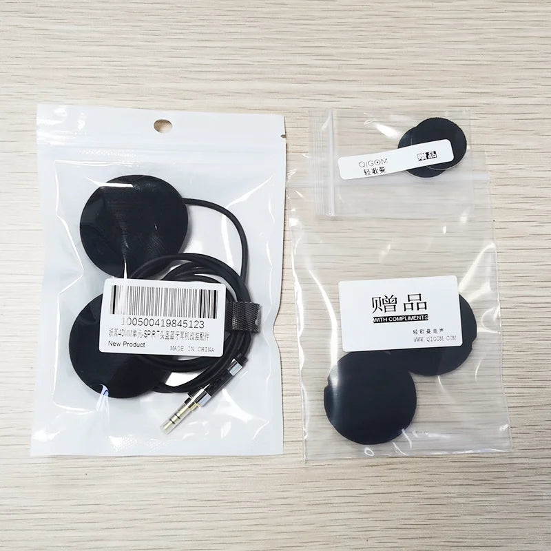 ELFINEAR Stereo Helmet Speakers Headphones for Cardo,Sena,Lexin,Vimoto Work with Most Helmet Communicators