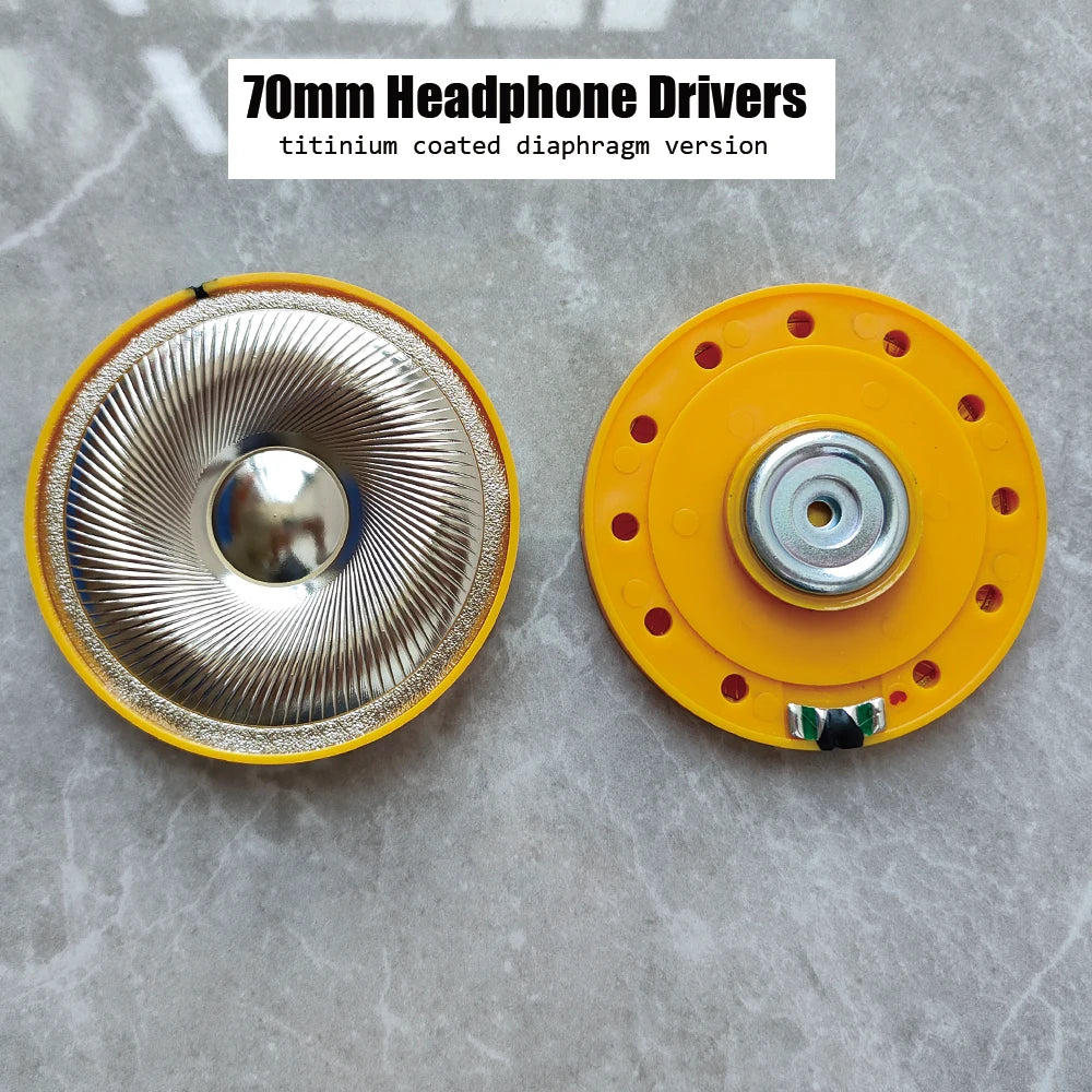 ELFINEAR New 70mm Graphene Headphone Drivers