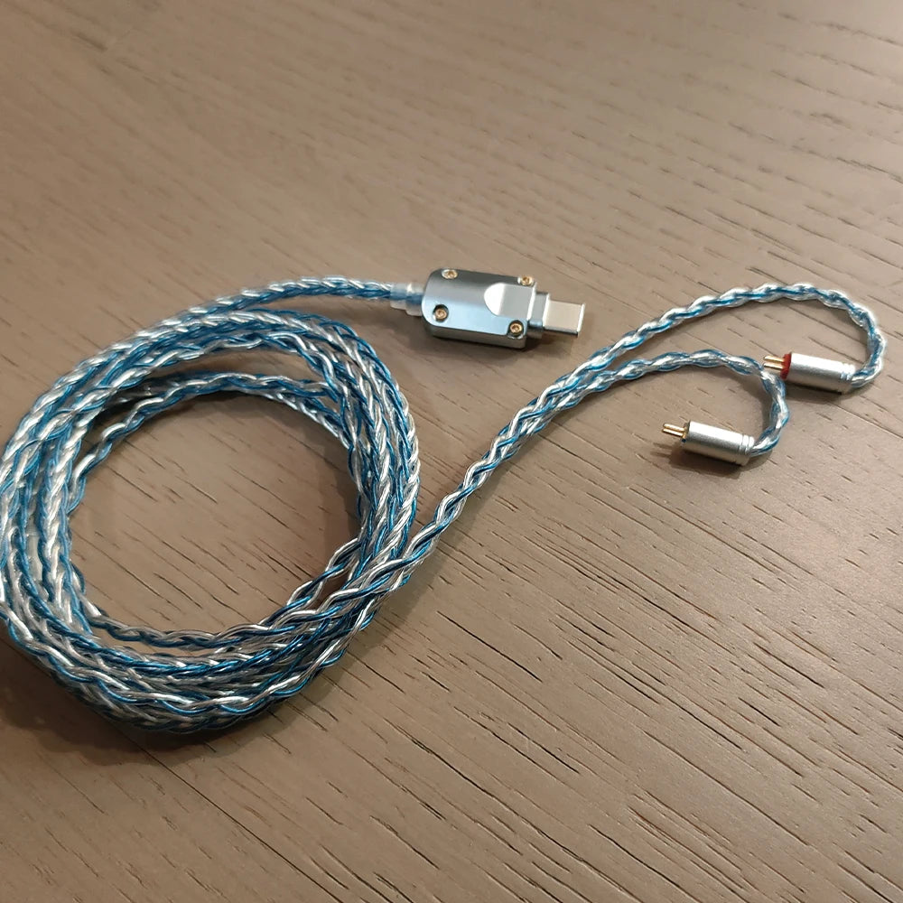 ELFINEAR DAC AMP Amplifier Adaptor Dongle Cable TYPE C to MMCX,0.78 2pin,0.78 2Pin Long,A2DC,QDC,AFZ,IM Series Connectors