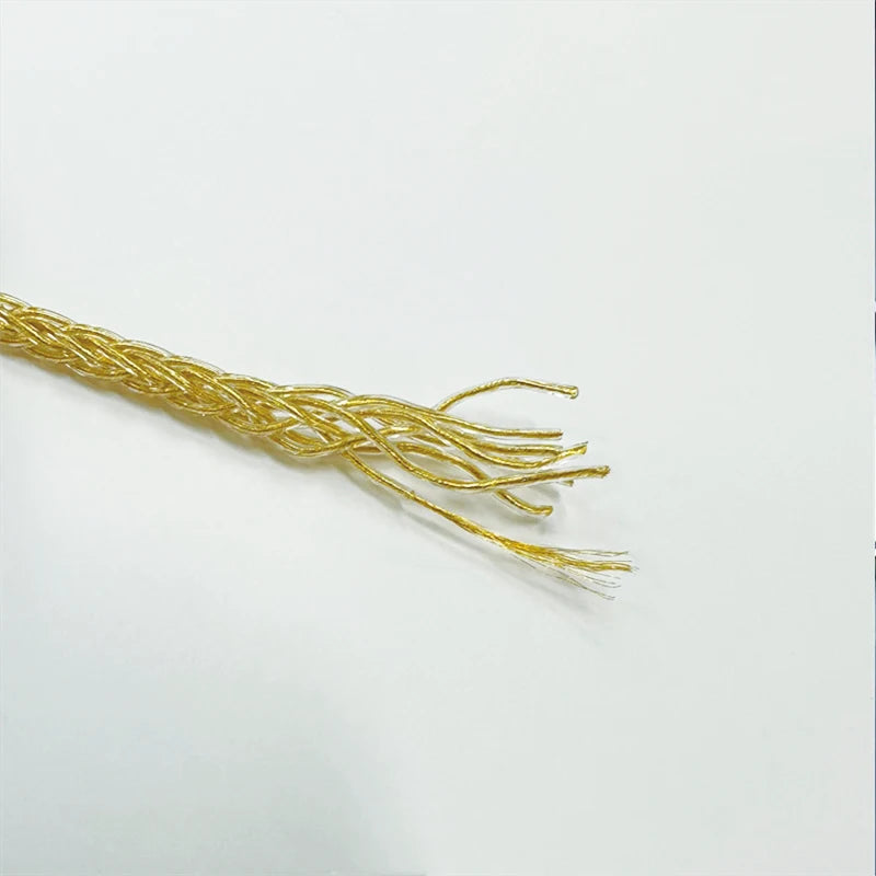 8-Strand 200-Core DIY Braided Headphone Cable Wires For HIFI Audiophiles