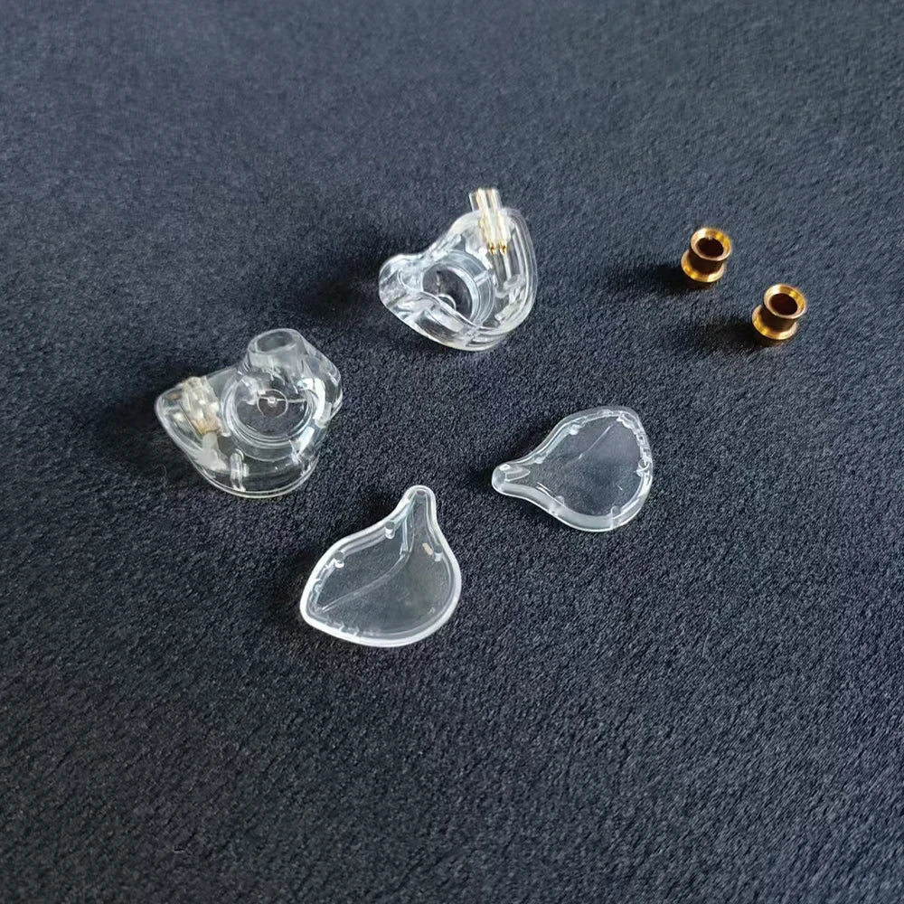 ELFINEAR Earphone Accessories for 10mm Speaker Unit, 0.78mm Connector, DIY Earphone Case Housings