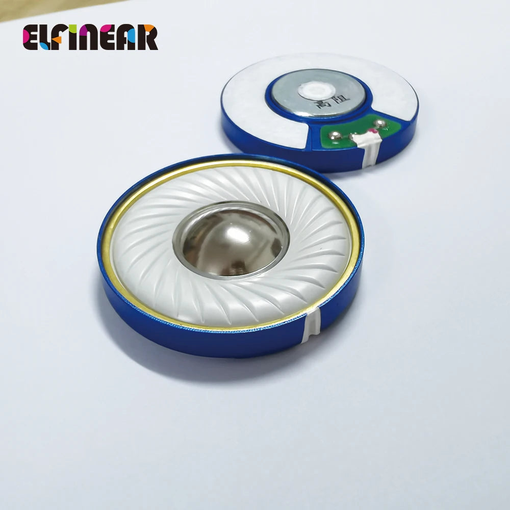 ELFINEAR 50MM 500ohm/300ohm/64ohm/32ohm FLAGSHIP DIY Headphone Speaker Drivers 1Pair(2Pcs) For Audiophiles Musicans