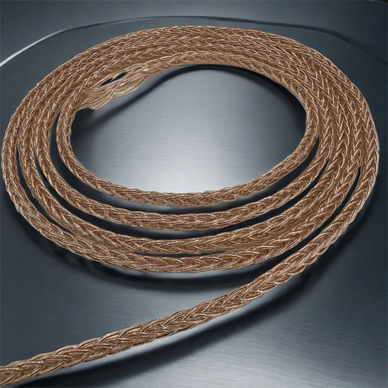 8-Strand 200-Core DIY Braided Headphone Cable Wires For HIFI Audiophiles