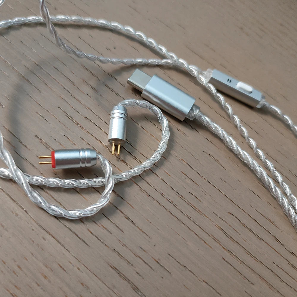 ELFINEAR USB-C CX31993 DAC AMP Cable Dongle Headphone DAC Sound amplifier TYPE C To MMCX TYPE C To 2Pin 0.78Pin
