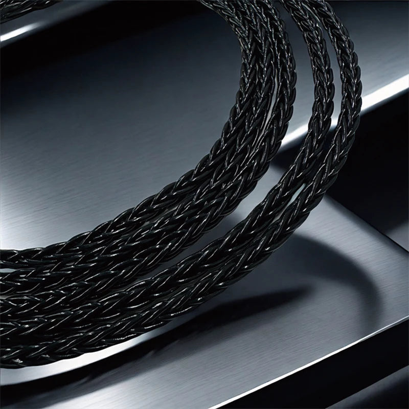 8-Strand 200-Core DIY Braided Headphone Cable Wires For HIFI Audiophiles