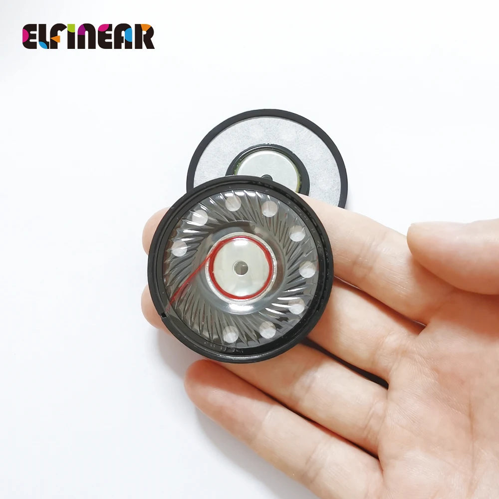 ELFINEAR HiFi 50mm Low Impedance Earphone & Headphone Drivers Accessories For Gaming Headset