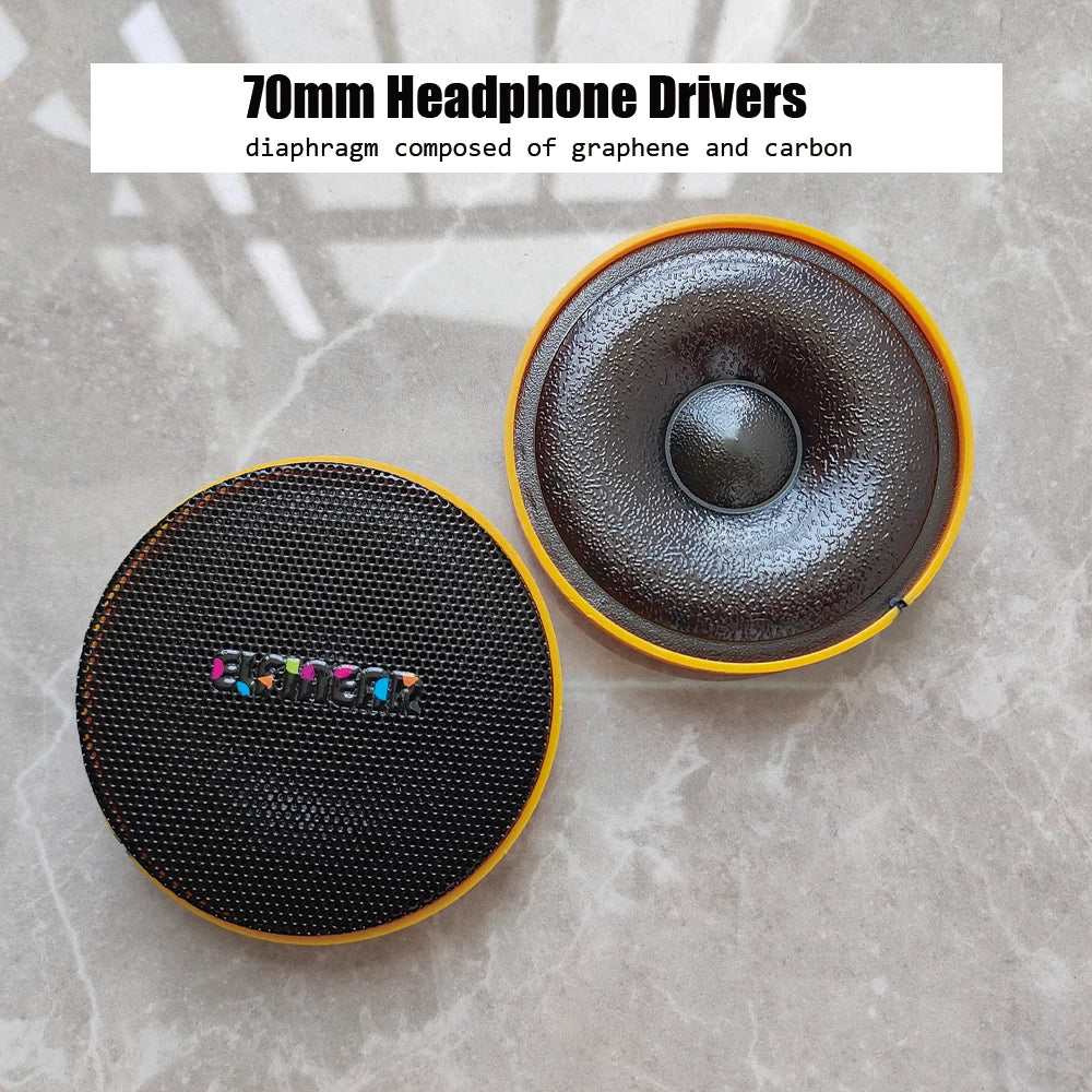 ELFINEAR New 70mm Graphene Headphone Drivers