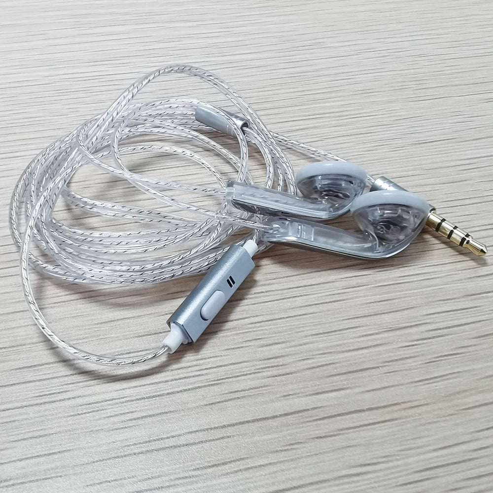 ELFINEAR Nostalgic Wired Headphones - Silver Plated with Microphone for Crisp Vocals