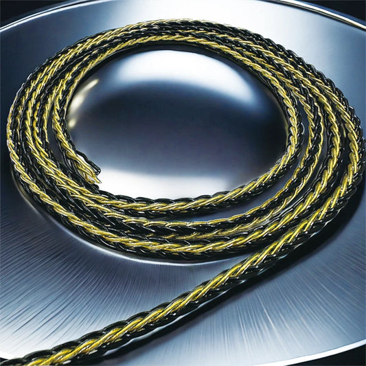 8-Strand 200-Core DIY Braided Headphone Cable Wires For HIFI Audiophiles