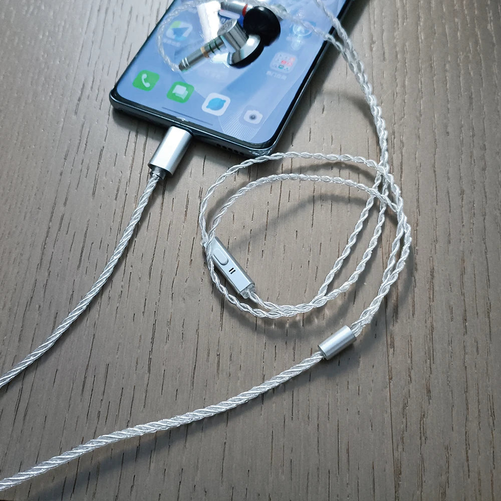 ELFINEAR USB-C CX31993 DAC AMP Cable Dongle Headphone DAC Sound amplifier TYPE C To MMCX TYPE C To 2Pin 0.78Pin