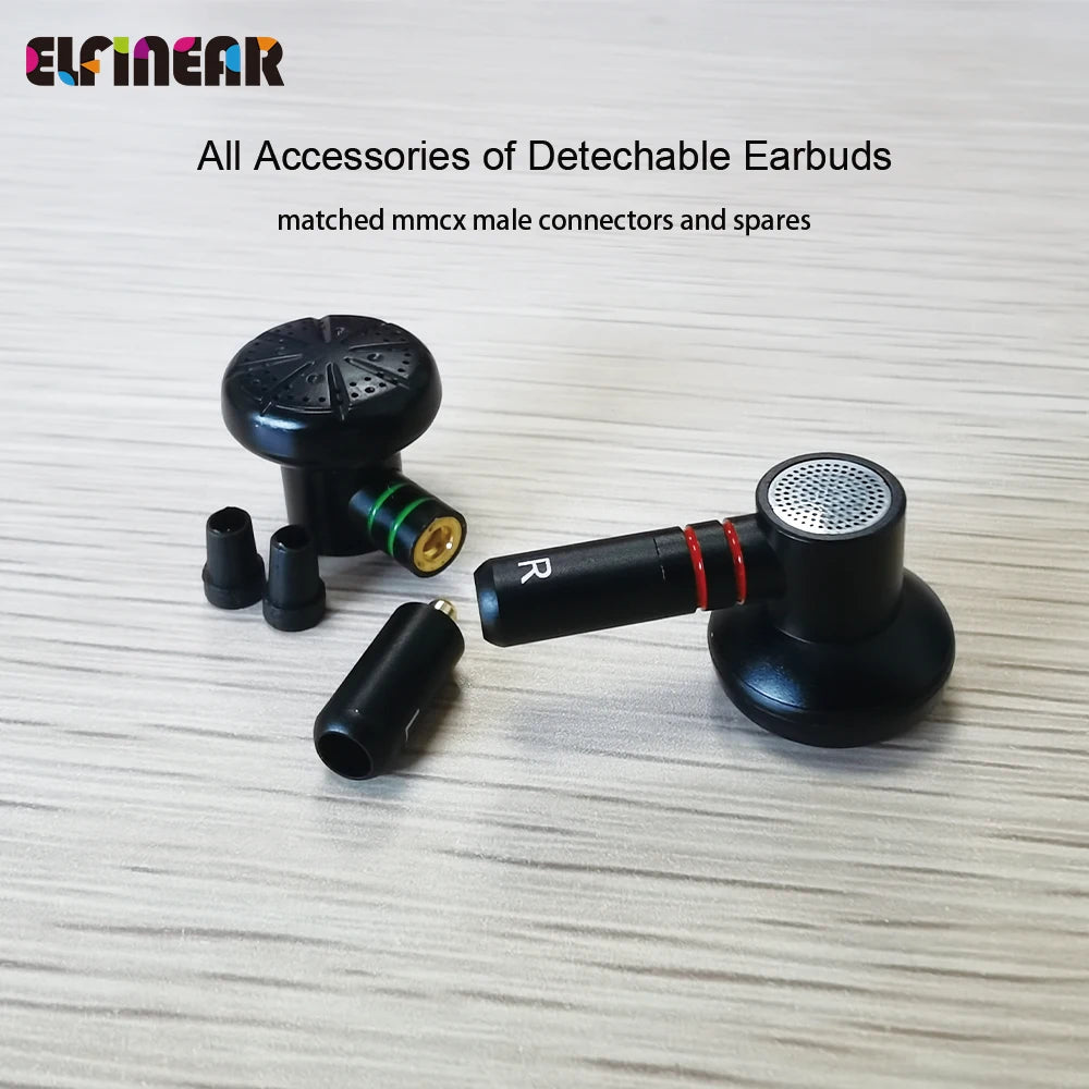 ELFINEAR 15.4MM MMCX Headphone Housing Cases Shells Speaker Drivers Accessories