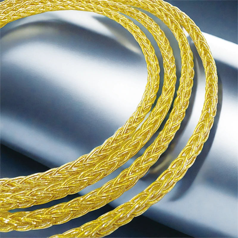 8-Strand 200-Core DIY Braided Headphone Cable Wires For HIFI Audiophiles