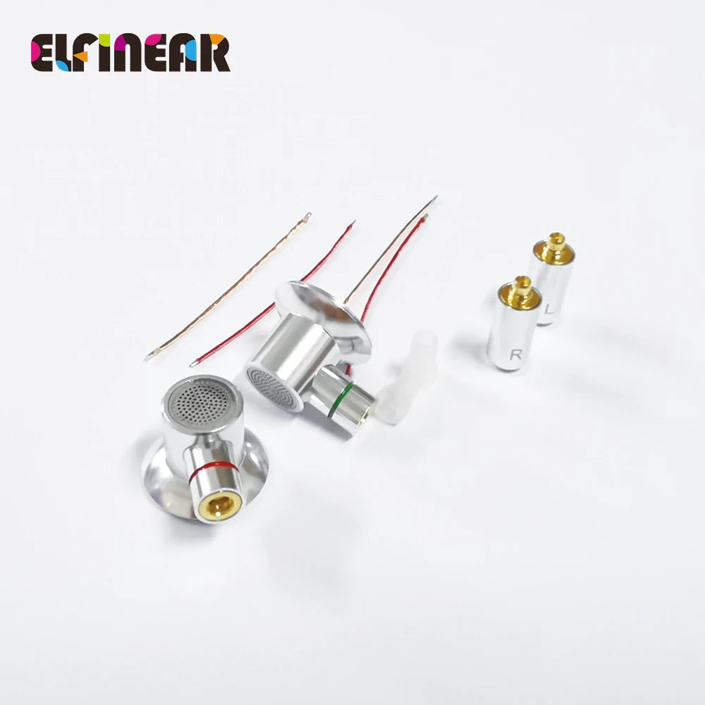 ELFINEAR Professional 14.8MM MMCX Headphone Speaker Driver Shells with Housing Cases (Includes MMCX Male Connectors)