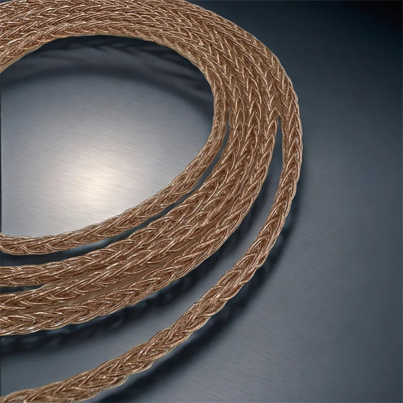 8-Strand 200-Core DIY Braided Headphone Cable Wires For HIFI Audiophiles