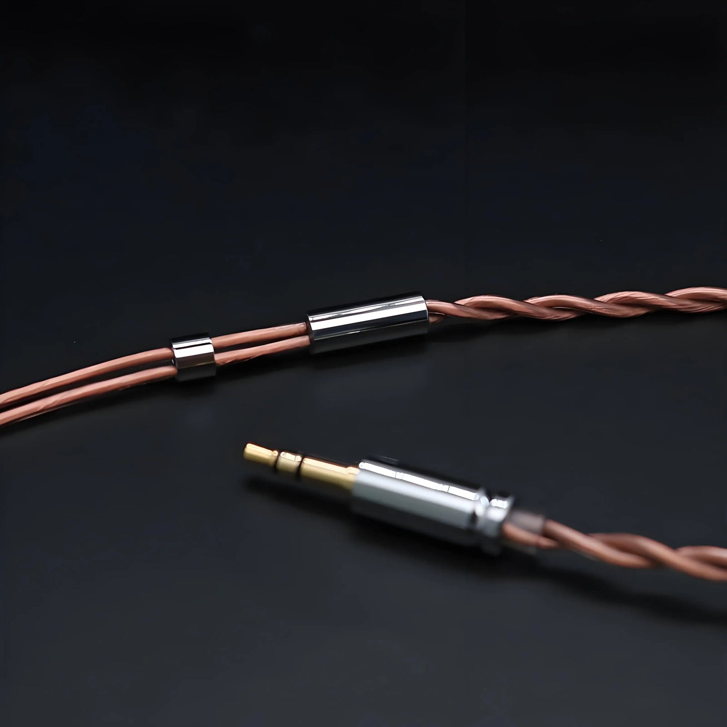 Cable coaxial de cobre monocristalino para auriculares con blindaje - Cable de audio Hi-Fi para audiófilos (MMCX IE80 IE90)