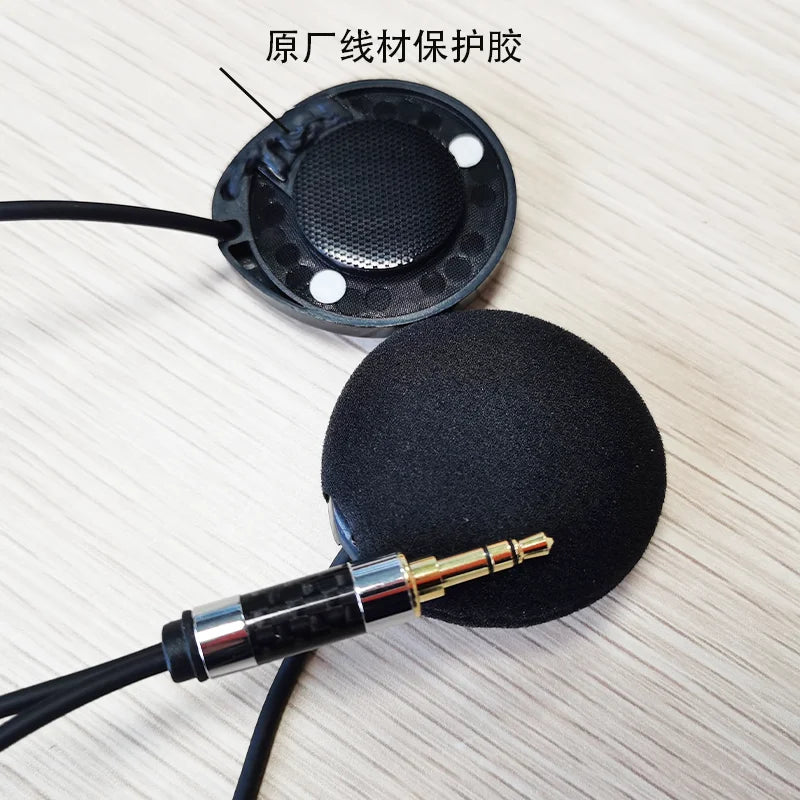 ELFINEAR Stereo Helmet Speakers Headphones for Cardo,Sena,Lexin,Vimoto Work with Most Helmet Communicators